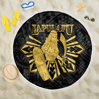 Philippines Tribal Beach Blanket King Lapu Lapu Gold Version