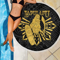 Philippines Tribal Beach Blanket King Lapu Lapu Gold Version