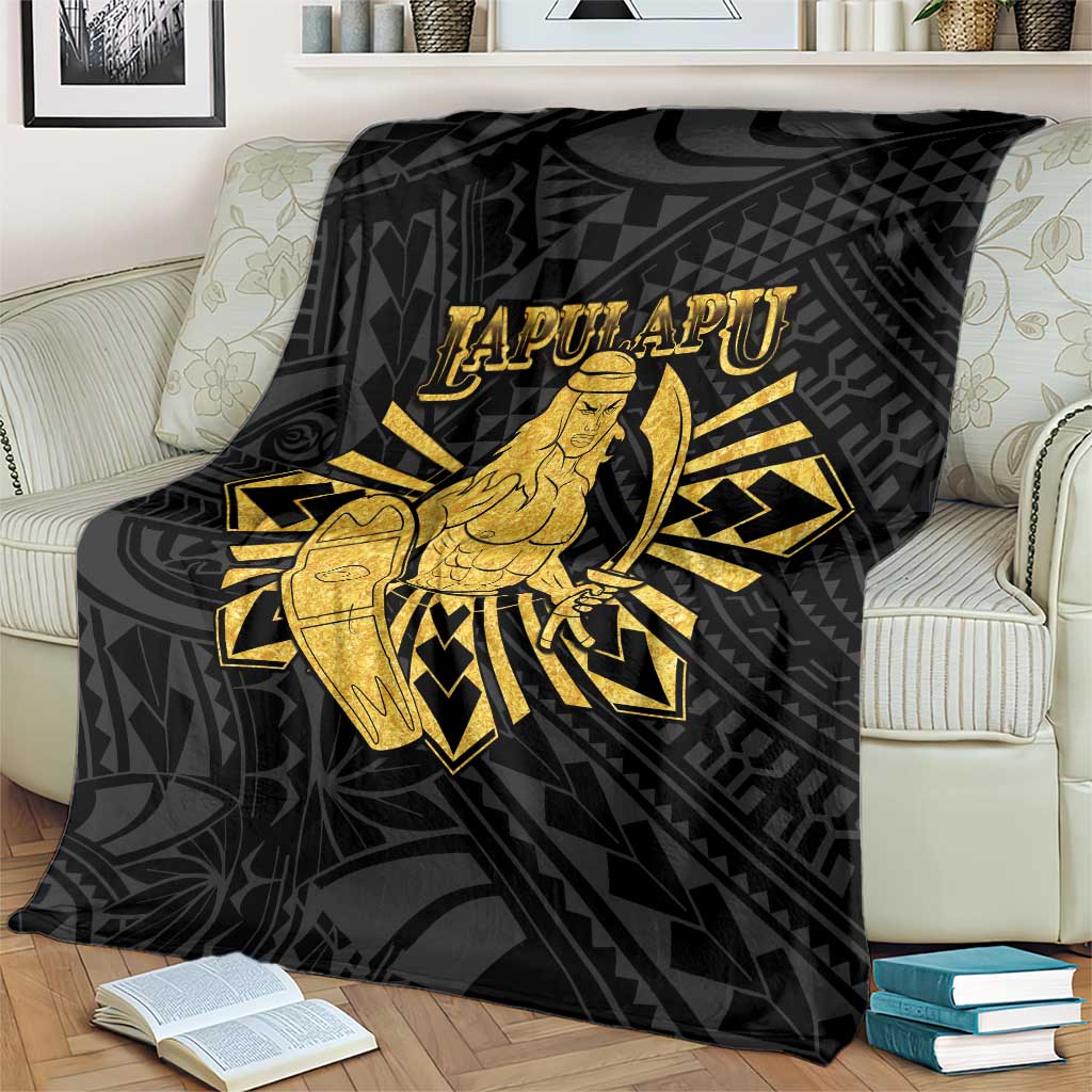 Philippines Tribal Blanket King Lapu Lapu Gold Version