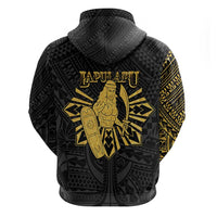 Philippines Tribal Hoodie King Lapu Lapu Gold Version