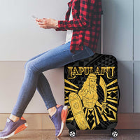 Philippines Tribal Luggage Cover King Lapu Lapu Gold Version