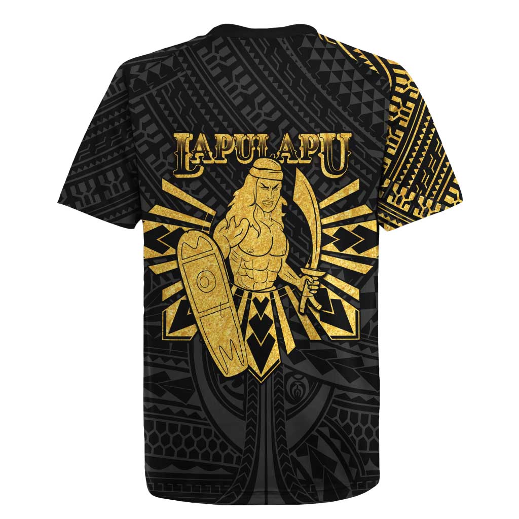 Philippines Tribal Rugby Jersey King Lapu Lapu Gold Version