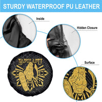 Philippines Tribal Spare Tire Cover King Lapu Lapu Gold Version