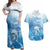 Mother's Love Is Deeper Than Ocean Couples Matching Off Shoulder Maxi Dress and Hawaiian Shirt Polynesian Style