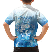 Mother's Love Is Deeper Than Ocean Kid Hawaiian Shirt Polynesian Style