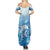 Mother's Love Is Deeper Than Ocean Summer Maxi Dress Polynesian Style