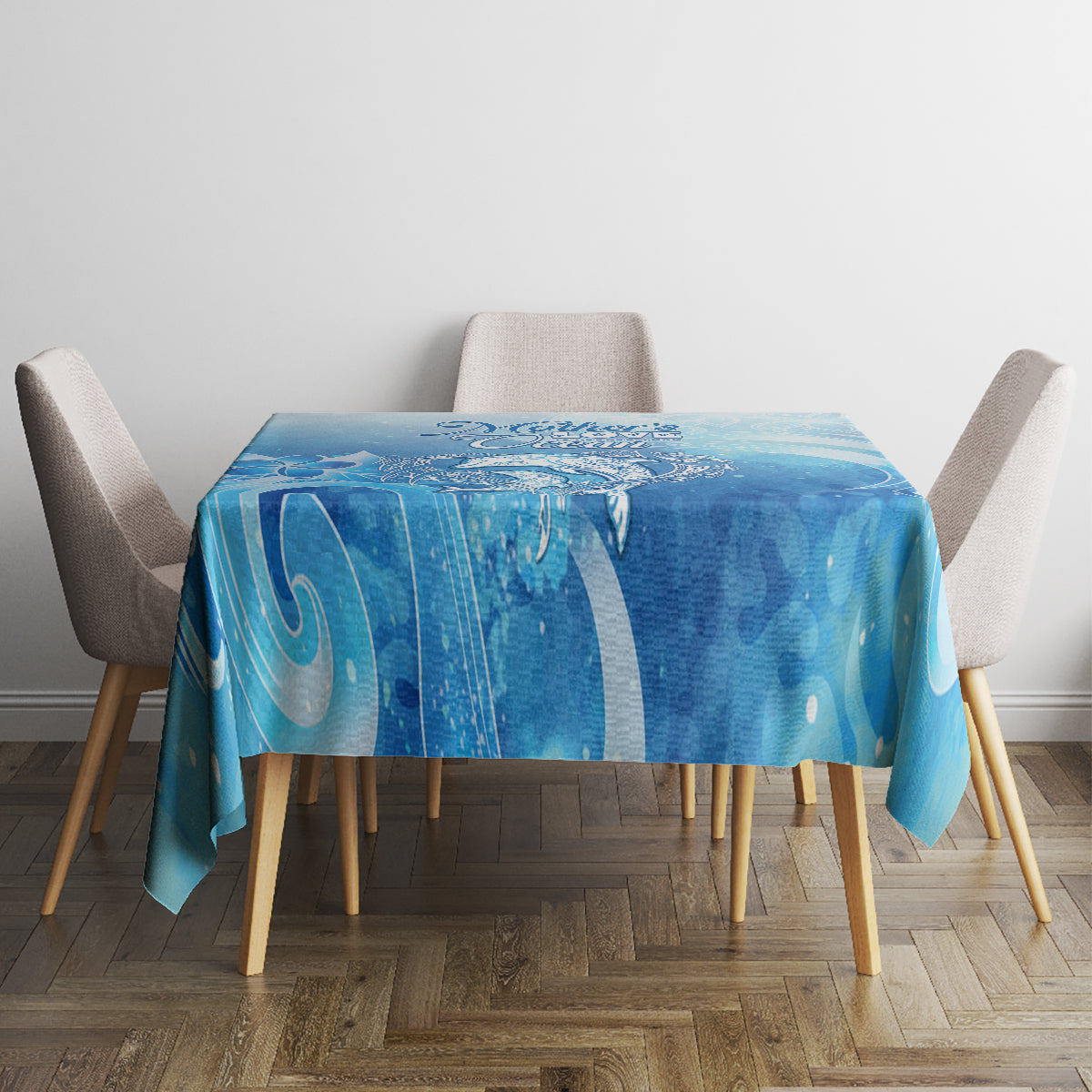 Mother's Love Is Deeper Than Ocean Tablecloth Polynesian Style