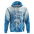 Mother's Love Is Deeper Than Ocean Zip Hoodie Polynesian Style