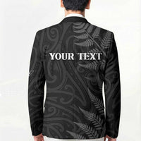 Personalised New Zealand Chur Bro Blazer Maori Koru With Silver Fern