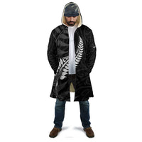 Personalised New Zealand Chur Bro Cloak Maori Koru With Silver Fern