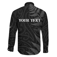 Personalised New Zealand Chur Bro Family Matching Puletasi and Hawaiian Shirt Maori Koru With Silver Fern LT05 - Polynesian Pride