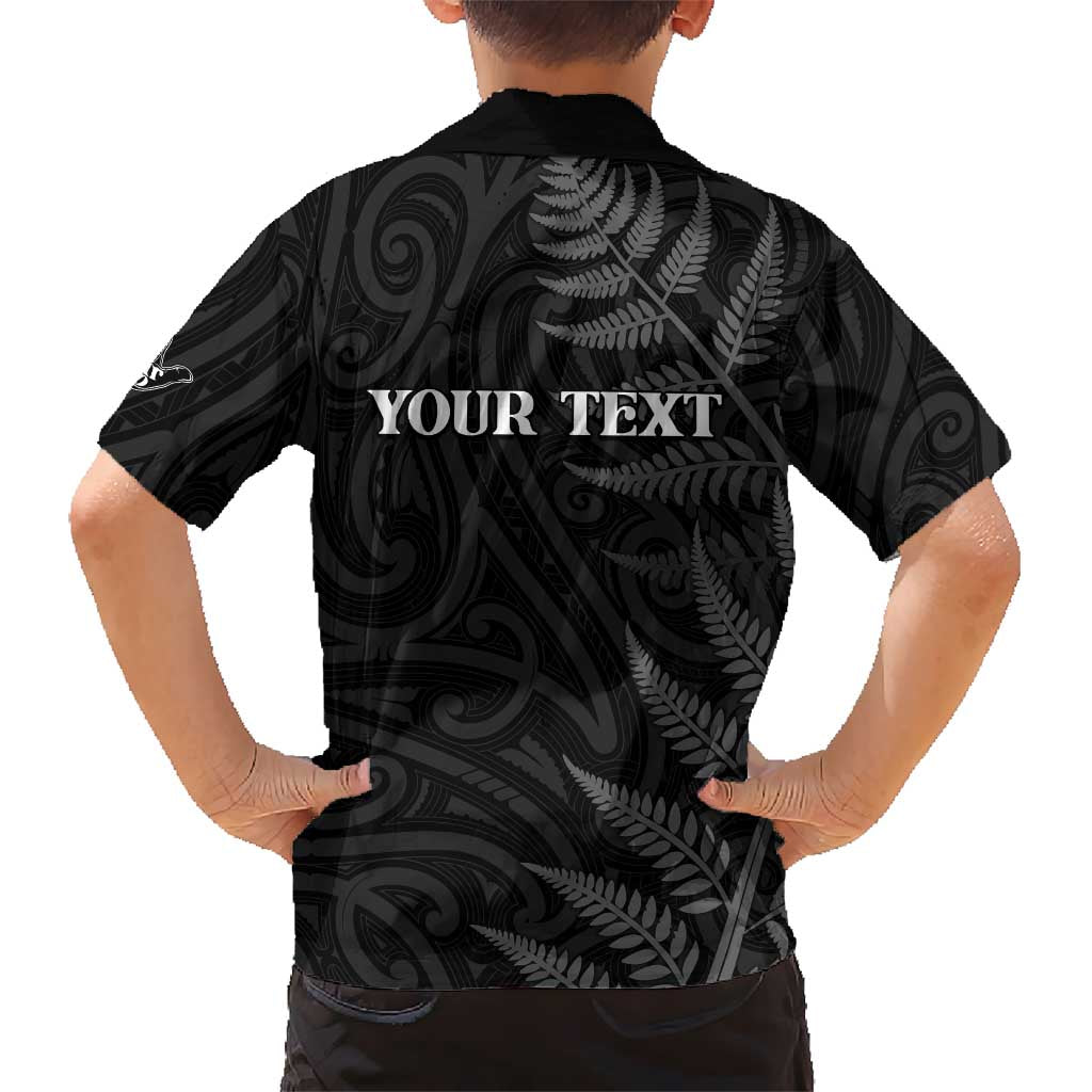 Personalised New Zealand Chur Bro Family Matching Summer Maxi Dress and Hawaiian Shirt Maori Koru With Silver Fern LT05 - Polynesian Pride
