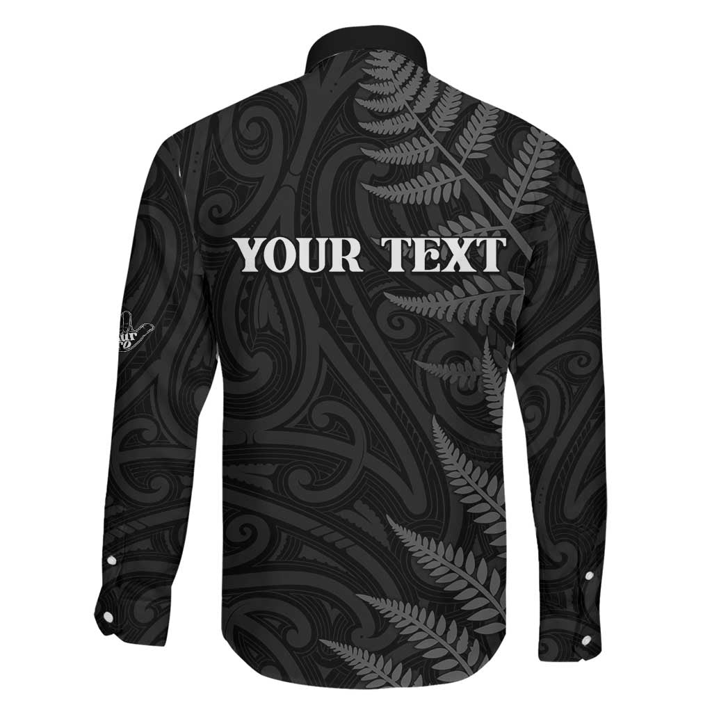 Personalised New Zealand Chur Bro Family Matching Summer Maxi Dress and Hawaiian Shirt Maori Koru With Silver Fern LT05 - Polynesian Pride