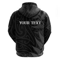 Personalised New Zealand Chur Bro Hoodie Maori Koru With Silver Fern