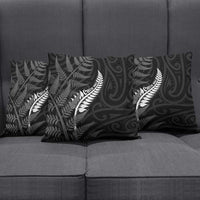 New Zealand Chur Bro Pillow Cover Maori Koru With Silver Fern
