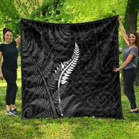 New Zealand Chur Bro Quilt Maori Koru With Silver Fern
