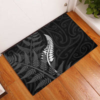 New Zealand Chur Bro Rubber Doormat Maori Koru With Silver Fern