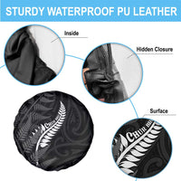 New Zealand Chur Bro Spare Tire Cover Maori Koru With Silver Fern