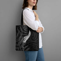 New Zealand Chur Bro Tote Bag Maori Koru With Silver Fern
