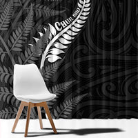 New Zealand Chur Bro Window Curtain Maori Koru With Silver Fern