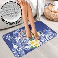 Northern Mariana Islands Bathroom Set Polynesian Pattern With Frangipani