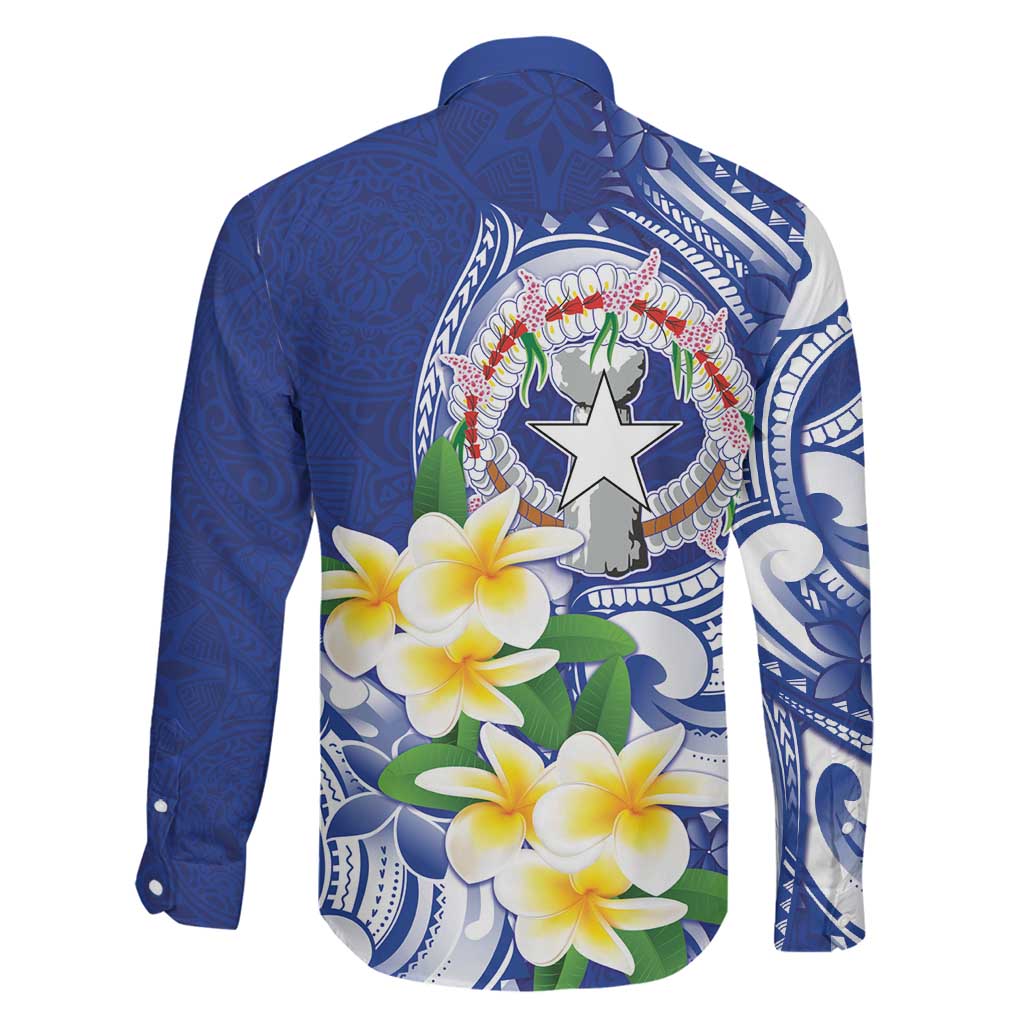 Northern Mariana Islands Family Matching Summer Maxi Dress and Hawaiian Shirt Polynesian Pattern With Frangipani