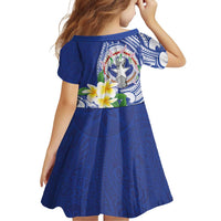 Northern Mariana Islands Family Matching Tank Maxi Dress and Hawaiian Shirt Polynesian Pattern With Frangipani