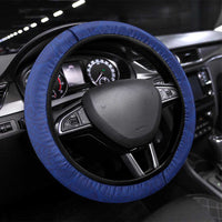 Northern Mariana Islands Steering Wheel Cover Polynesian Pattern With Frangipani