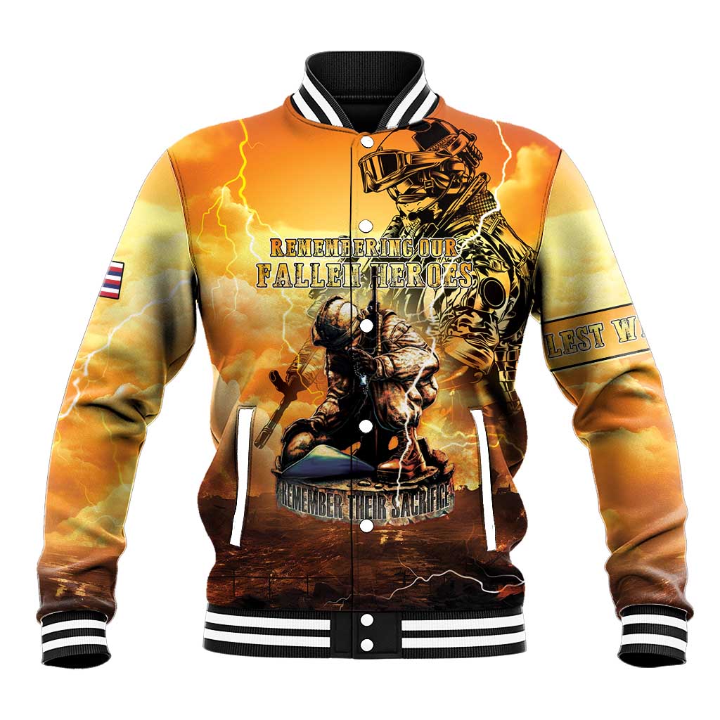 Hawaii Memorial Day Baseball Jacket Remember Their Sacrifice