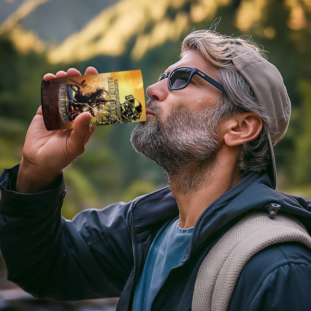 Hawaii Memorial Day 4 in 1 Can Cooler Tumbler Remember Their Sacrifice