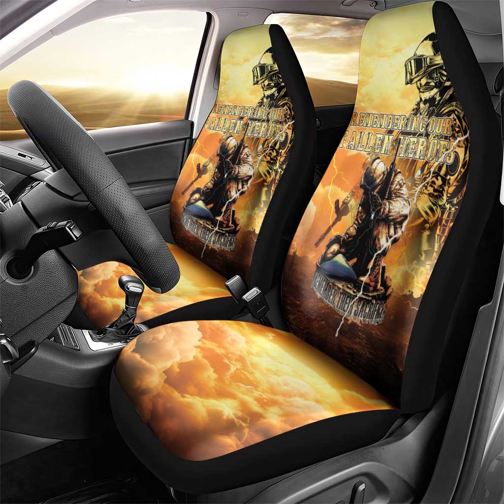 Hawaii Memorial Day Car Seat Cover Remember Their Sacrifice