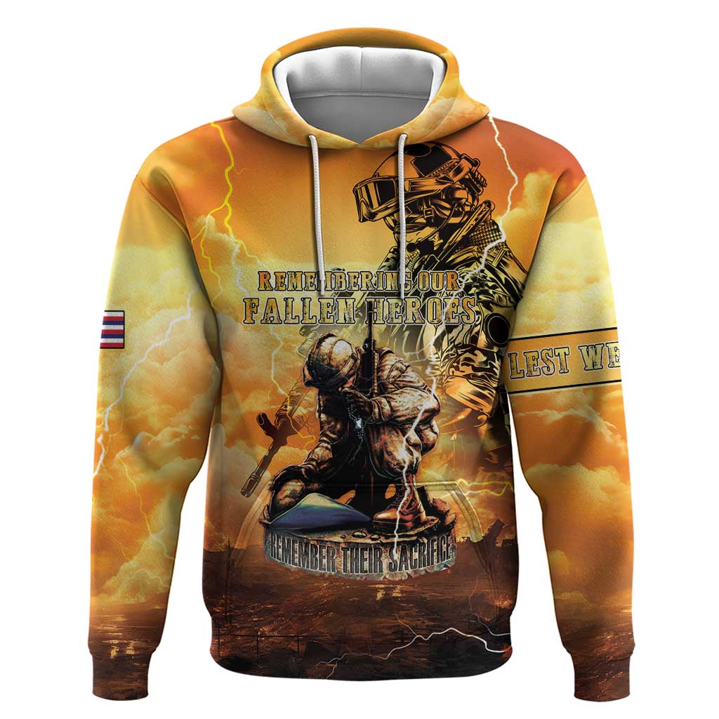 Hawaii Memorial Day Hoodie Remember Their Sacrifice
