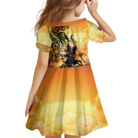 Hawaii Memorial Day Kid Short Sleeve Dress Remember Their Sacrifice