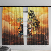 Hawaii Memorial Day Window Curtain Remember Their Sacrifice