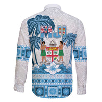 Fiji 679 Constitution Day Family Matching Long Sleeve Bodycon Dress and Hawaiian Shirt Fijian Tapa Pattern LT05 - Polynesian Pride
