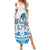 Fiji 679 Constitution Day Summer Maxi Dress Fijian Tapa Pattern