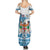 Fiji 679 Constitution Day Summer Maxi Dress Fijian Tapa Pattern