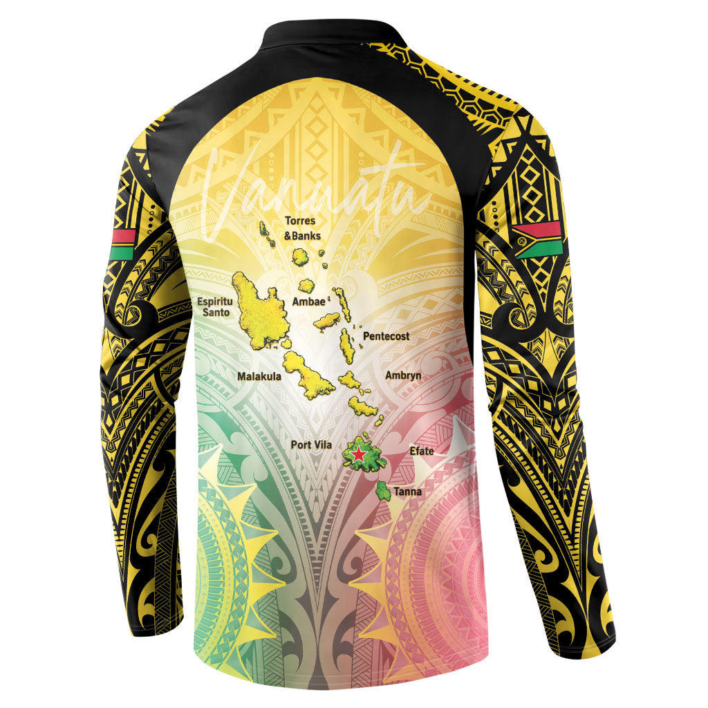 Vanuatu Independence Day Button Sweatshirt The Untouched Paradise