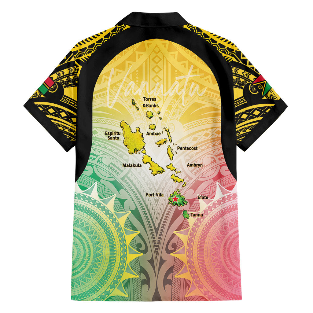 Vanuatu Independence Day Family Matching Off Shoulder Short Dress and Hawaiian Shirt The Untouched Paradise