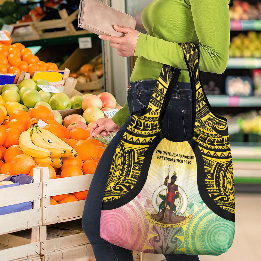 Vanuatu Independence Day Grocery Bag The Untouched Paradise