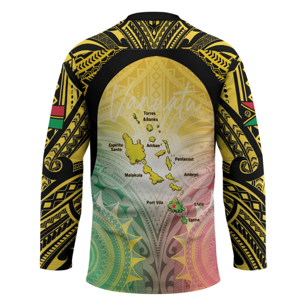 Vanuatu Independence Day Hockey Jersey The Untouched Paradise