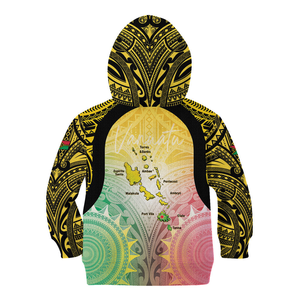 Vanuatu Independence Day Kid Hoodie The Untouched Paradise