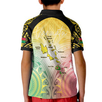 Vanuatu Independence Day Kid Polo Shirt The Untouched Paradise
