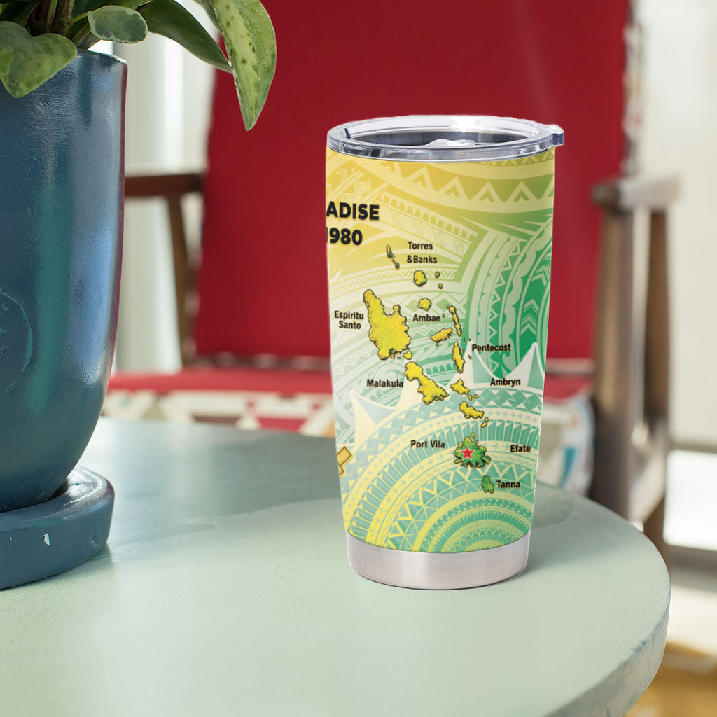 Vanuatu Independence Day Tumbler Cup The Untouched Paradise