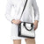 Samoa Lotu Tamaiti Shoulder Handbag White Sunday Polynesian Pattern With Tropical Flowers