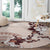 Bula Fiji Language Week Round Carpet Fijian Tapa Pattern With Tagimoucia Flower