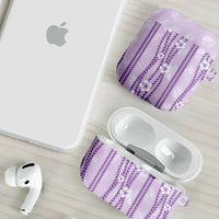 Hawaii Queen Liliuokalani AirPods Case Lavender Lei Pua Kalaunu LT05 - Polynesian Pride