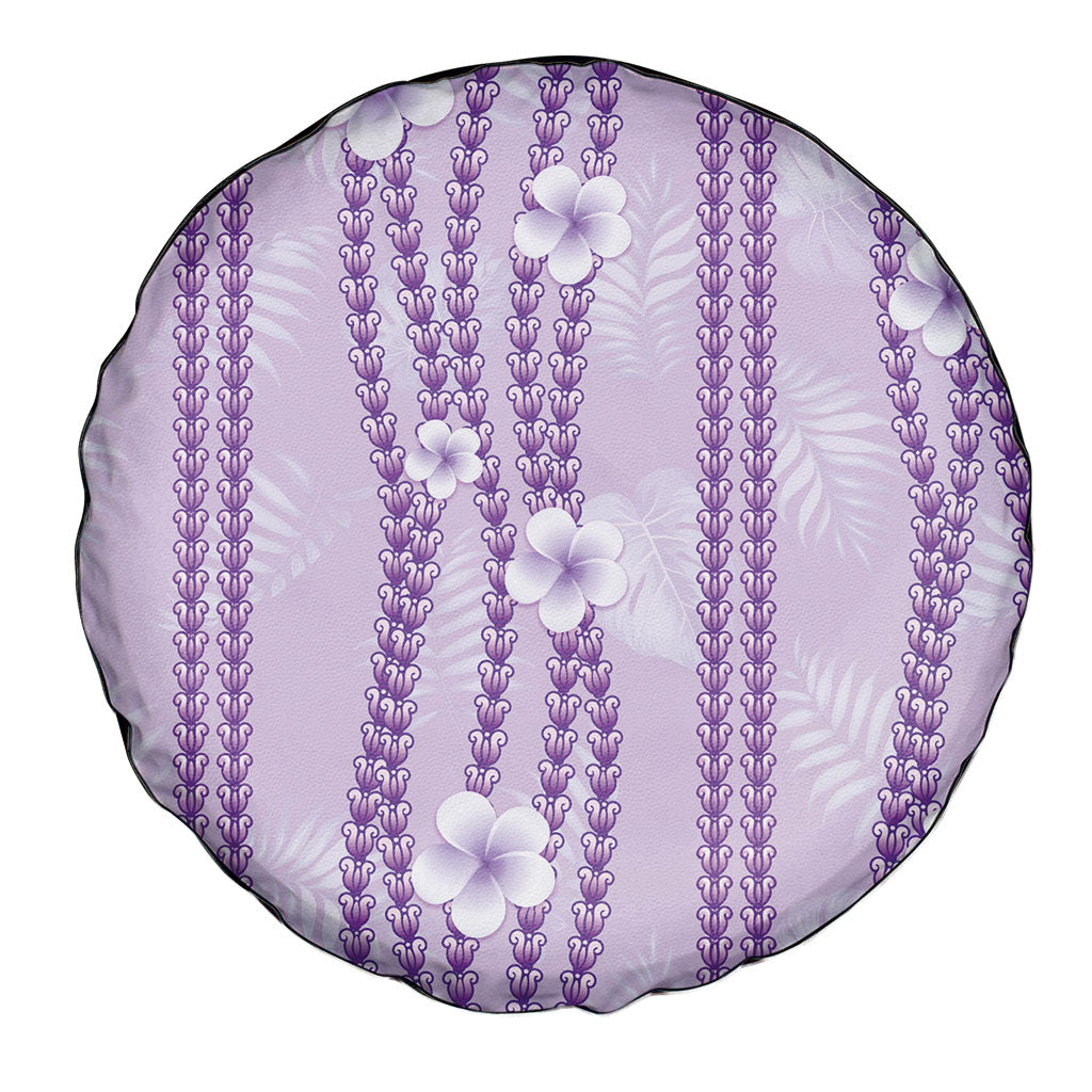 Hawaii Queen Liliuokalani Spare Tire Cover Lavender Lei Pua Kalaunu LT05 - Polynesian Pride