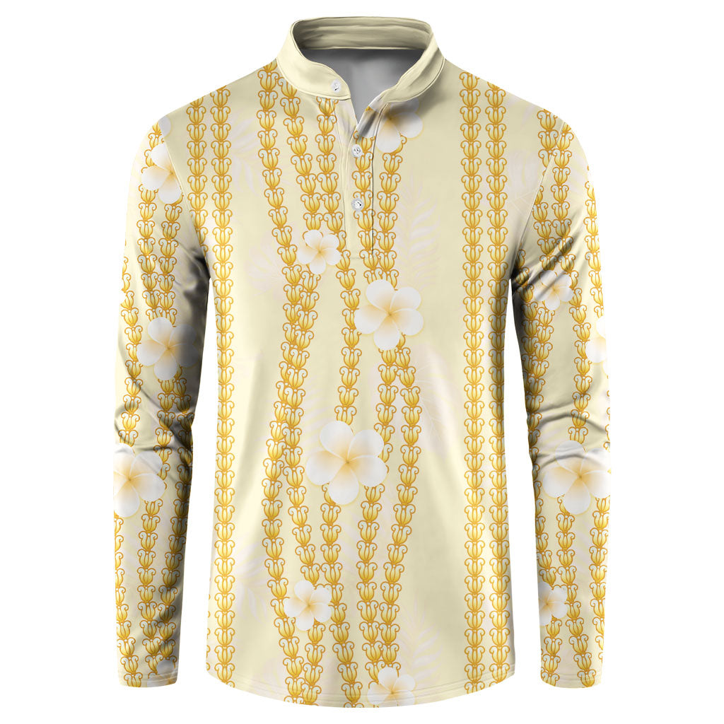 Hawaii Queen Liliuokalani Button Sweatshirt Gold Lei Pua Kalaunu