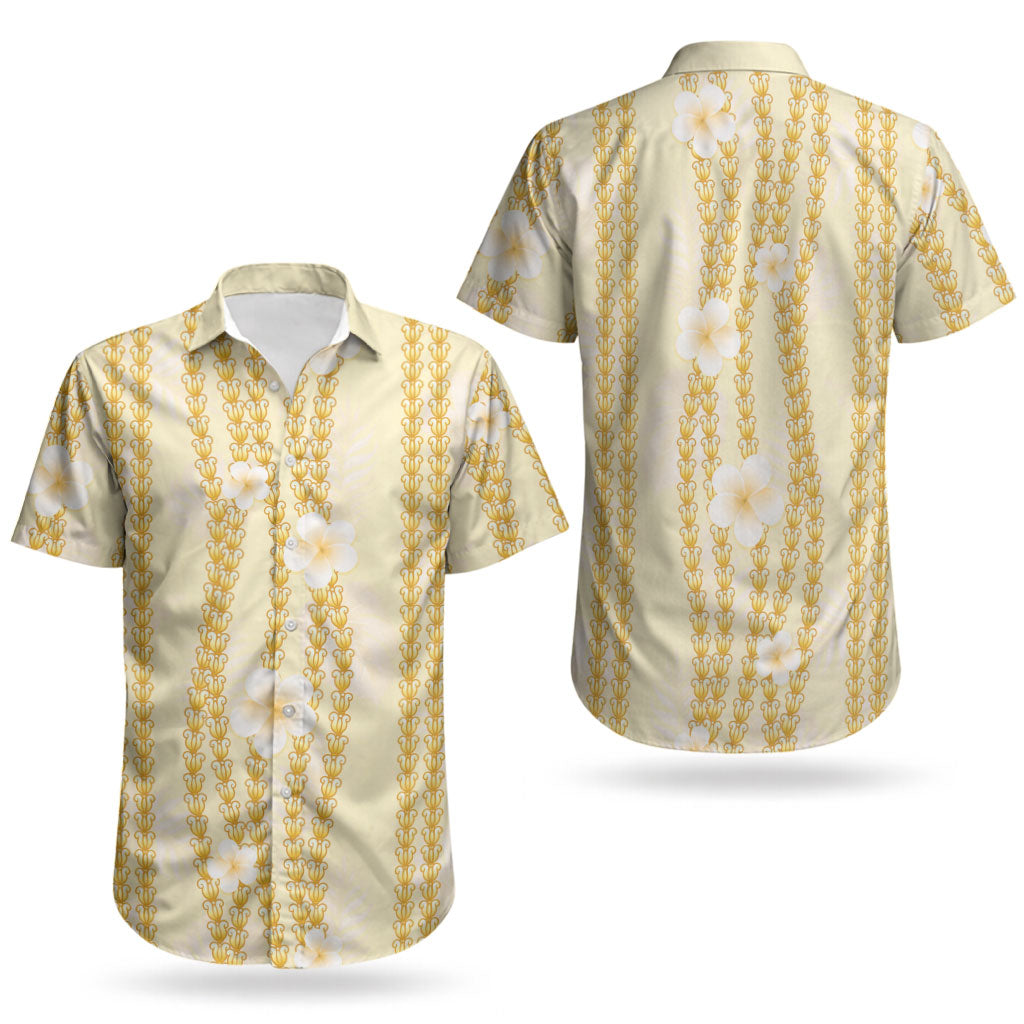 Hawaii Queen Liliuokalani Couples Matching Tank Maxi Dress and Hawaiian Shirt Gold Lei Pua Kalaunu